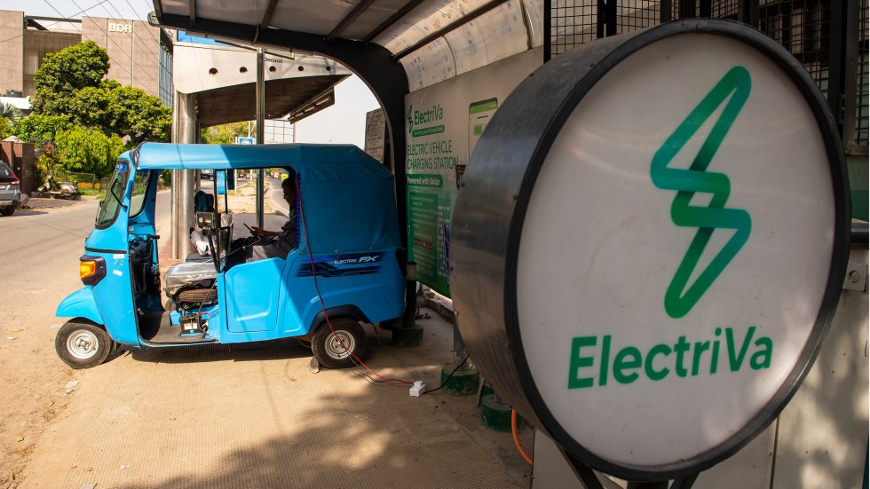 Plug in three wheel transport in India